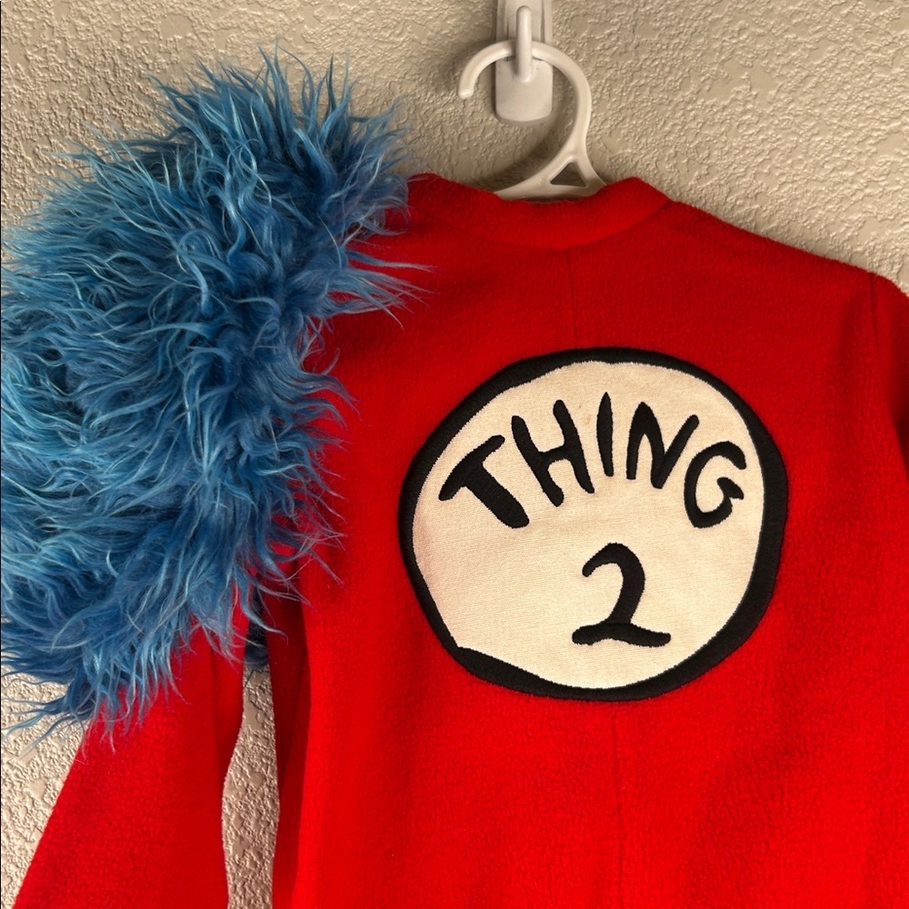 Pottery Barn Kids Dr. Seuss Thing 2 Costume Size 2T-3T Unisex New with tags! - Picture 2 of 11